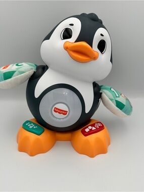 Fisher-Price Linkimals Cool Beats Penguin Musical Toy Lights Sounds Motion Works